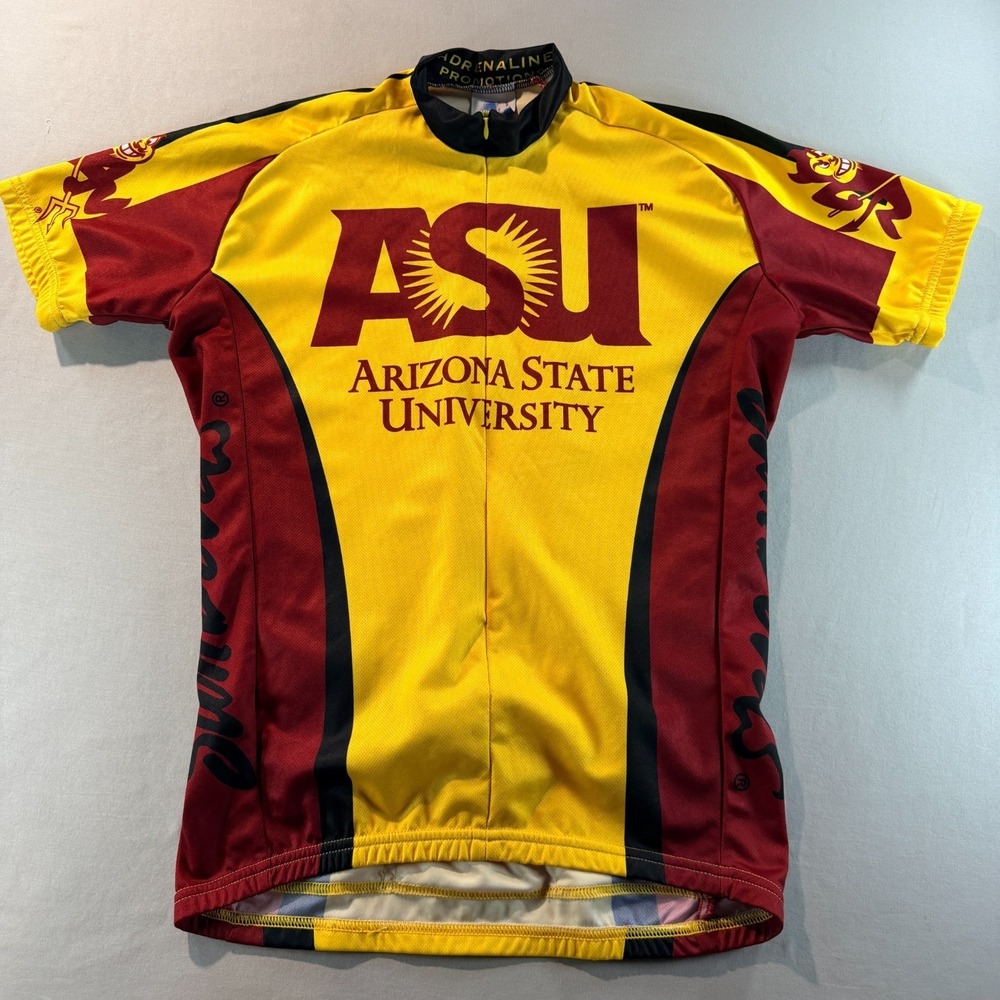 ASU Arizona State University Cycling Jersey Adrenaline Promotions Sun‎ Devils